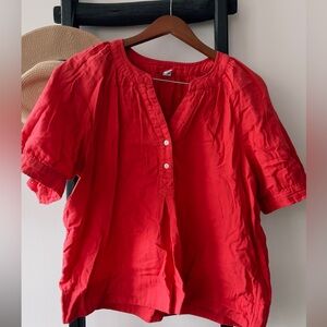 Old Navy Bright Red Blouse